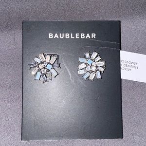 NWT Abstract Baublebar earring in shades of blue